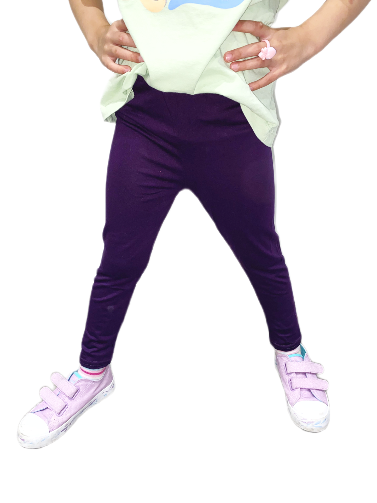 Girls Plain Legging Full Length Kids Children Teen Basic Stretchy Full Length Ages  5 6 7 8 9 10 11 12 13 Dance Stretch Teen 20+ Colours