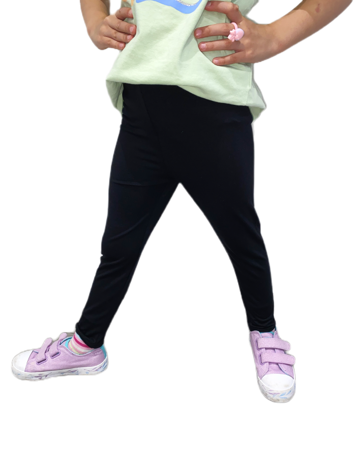 Girls Plain Legging Full Length Kids Children Teen Basic Stretchy Full Length Ages  5 6 7 8 9 10 11 12 13 Dance Stretch Teen 20+ Colours