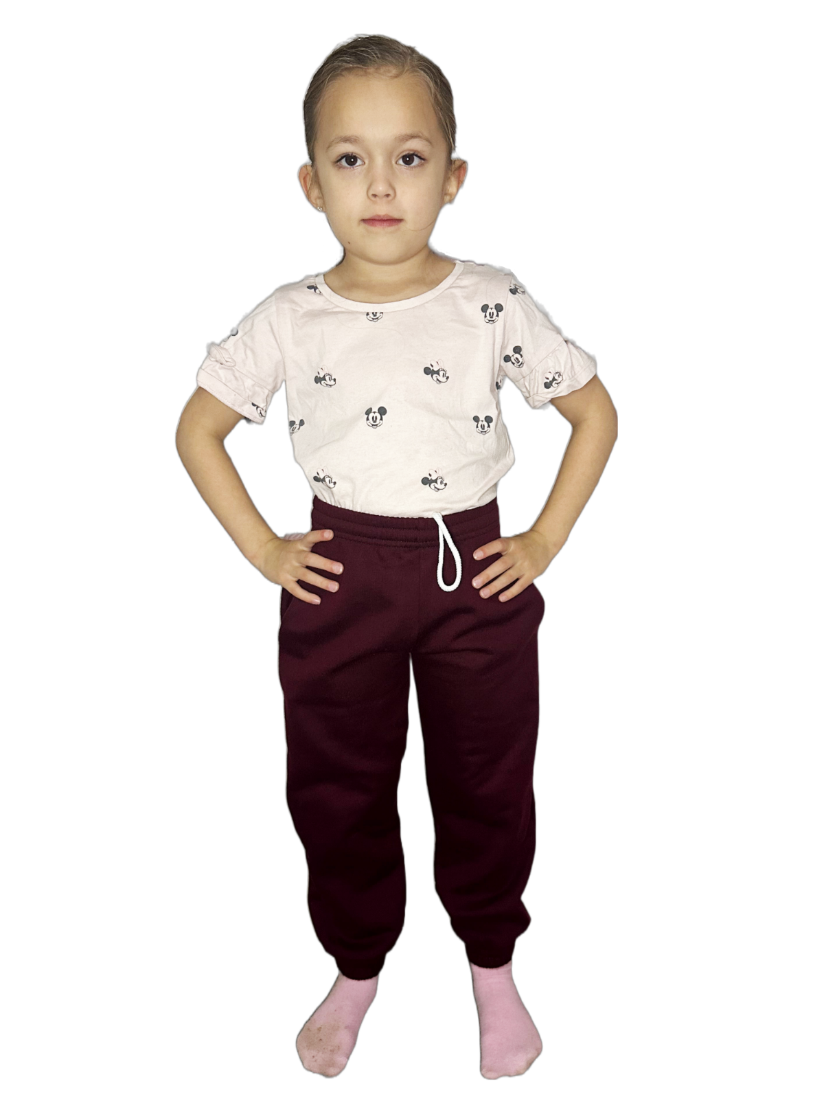 Kids Fleece Jogging Bottoms Boys Girls Sports PE Joggers Children Unisex Casual Fleece Pull On Trouser