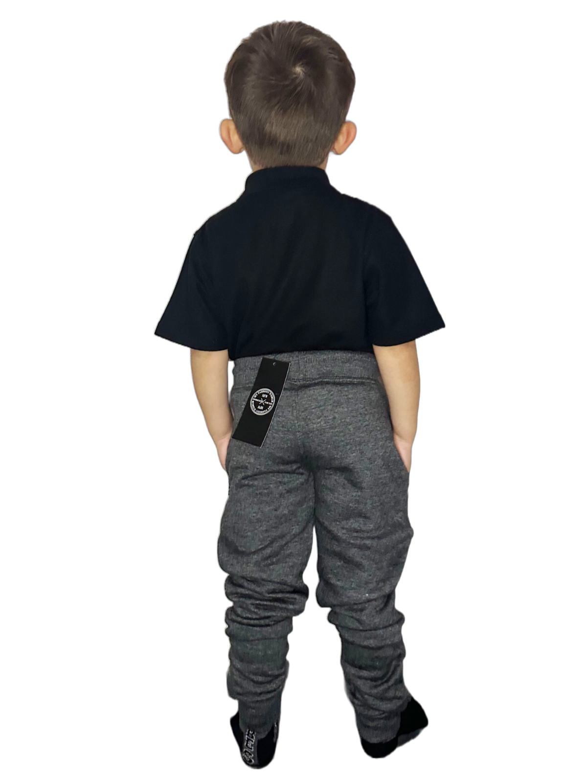 Kids Fleece Jogging Bottoms Boys Girls Sports PE Joggers Children Unisex Casual Fleece Pull On Trouser