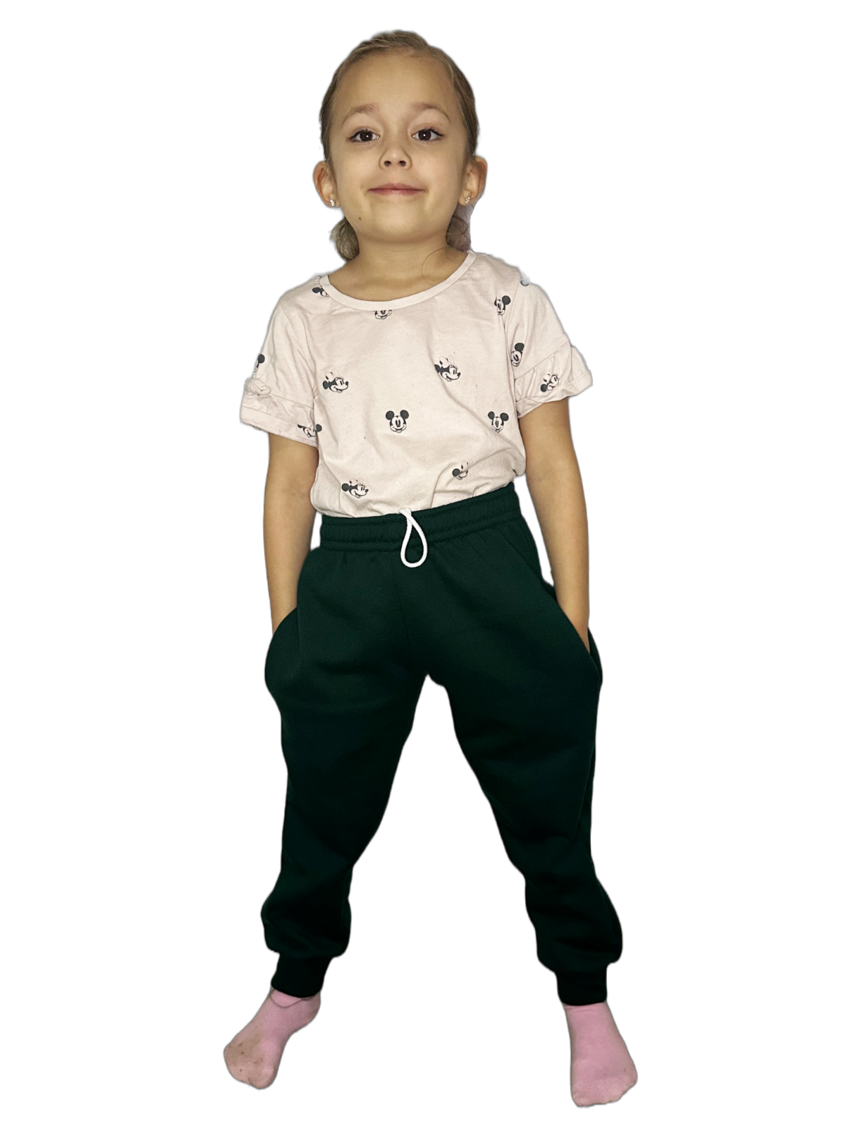 Kids Fleece Jogging Bottoms Boys Girls Sports PE Joggers Children Unisex Casual Fleece Pull On Trouser