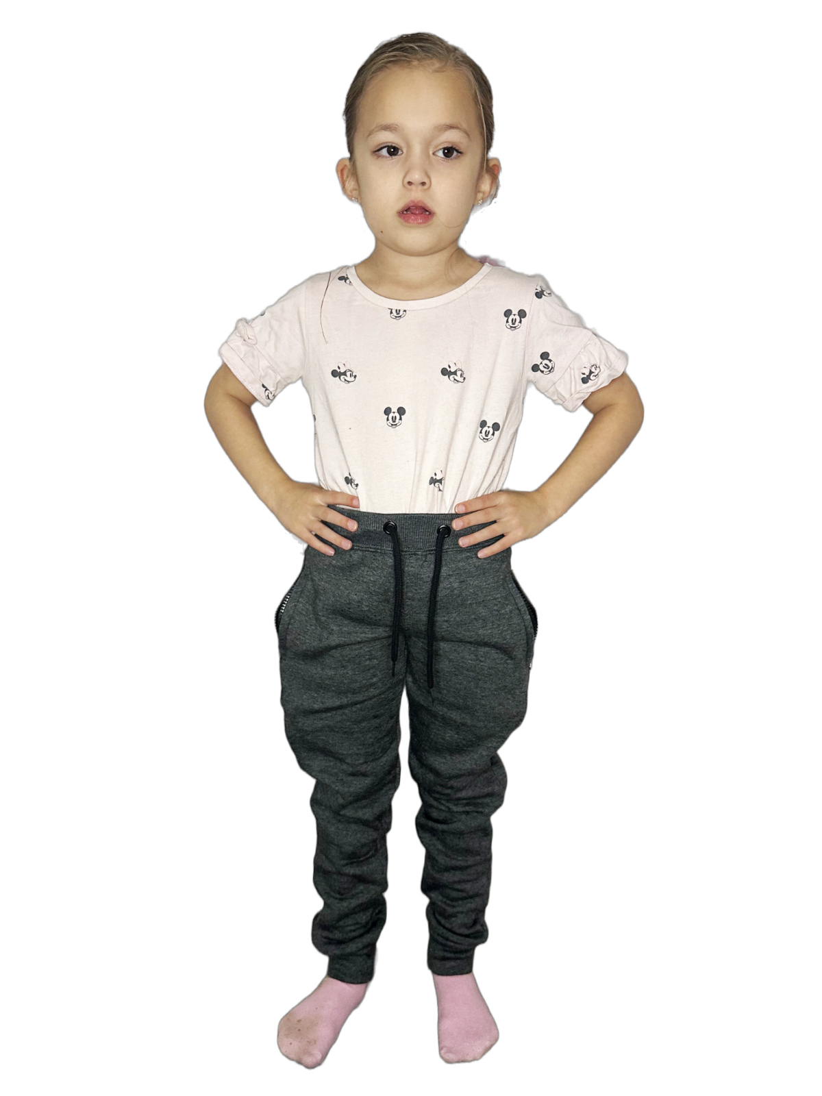 Kids Fleece Jogging Bottoms Boys Girls Sports PE Joggers Children Unisex Casual Fleece Pull On Trouser