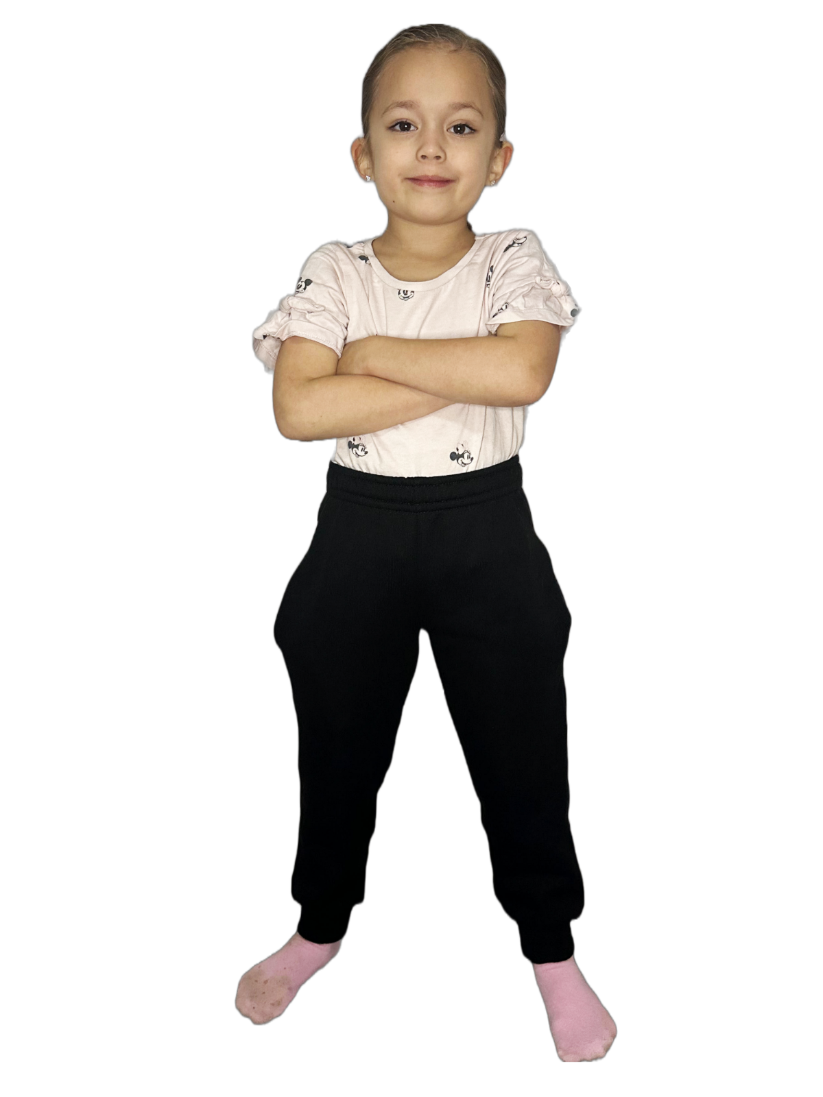 Kids Fleece Jogging Bottoms Boys Girls Sports PE Joggers Children Unisex Casual Fleece Pull On Trouser