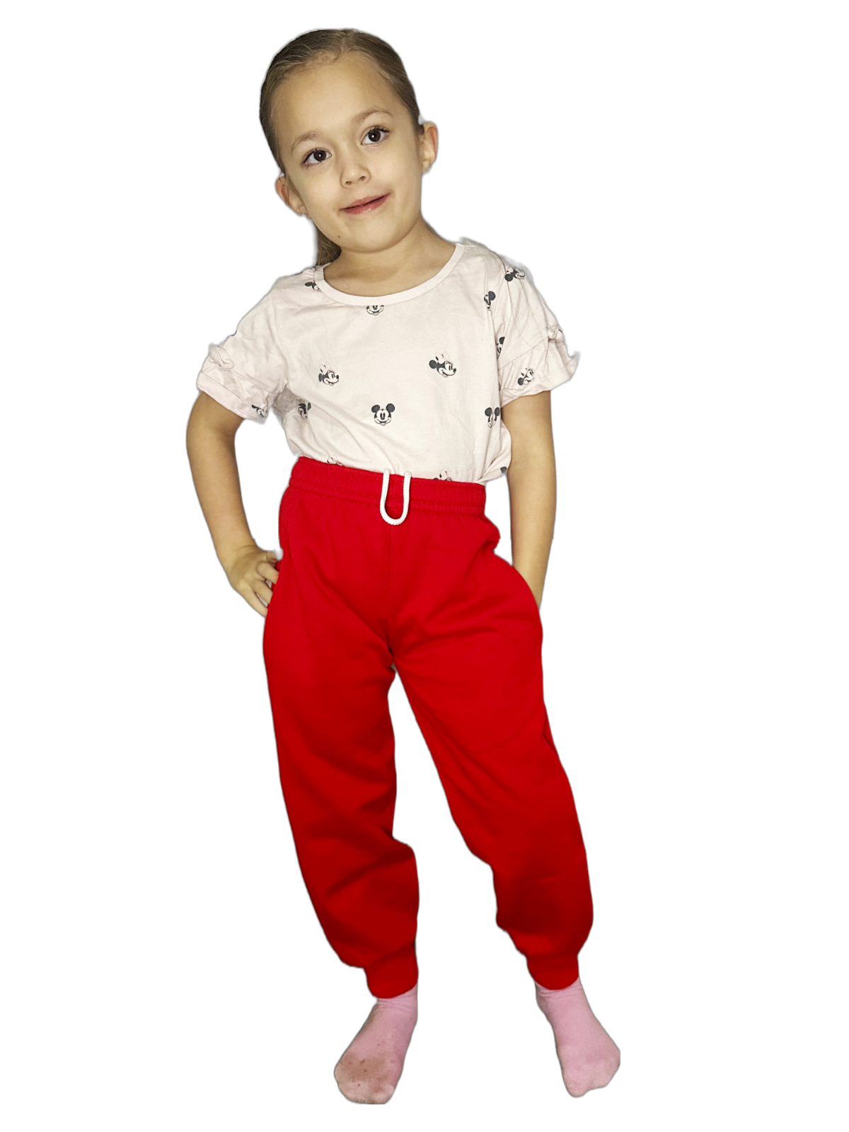 Kids Fleece Jogging Bottoms Boys Girls Sports PE Joggers Children Unisex Casual Fleece Pull On Trouser