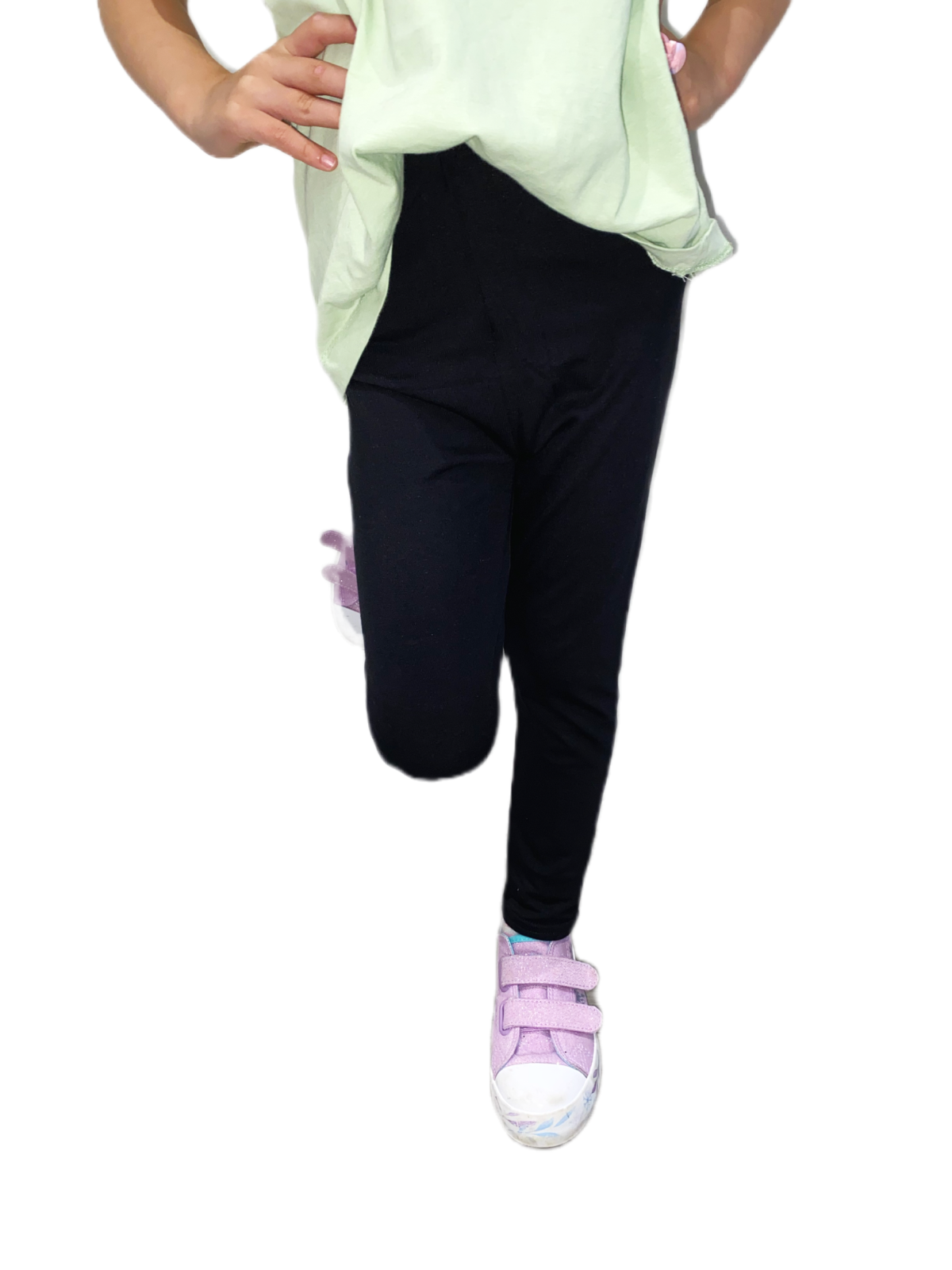 Girls Plain Legging Full Length Kids Children Teen Basic Stretchy Full Length Ages  5 6 7 8 9 10 11 12 13 Dance Stretch Teen 20+ Colours