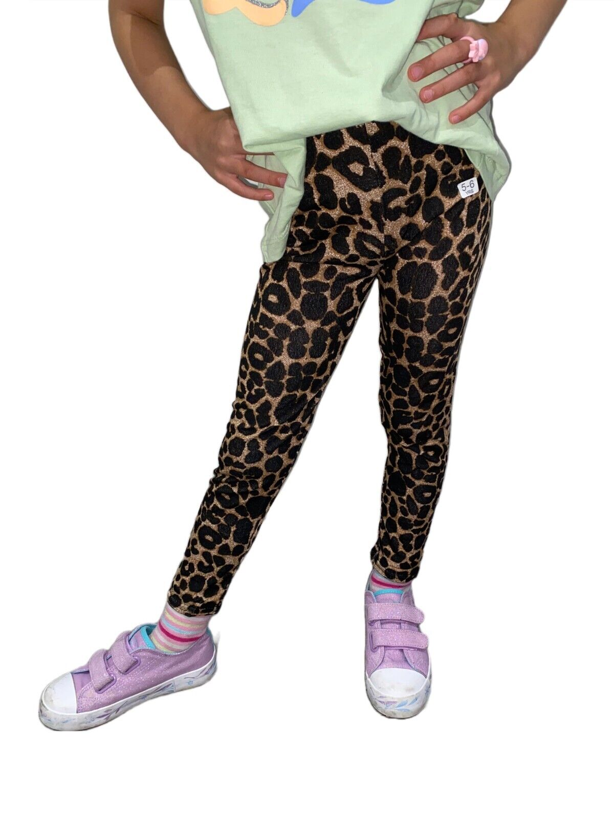 Girls Plain Legging Full Length Kids Children Teen Basic Stretchy Full Length Ages  5 6 7 8 9 10 11 12 13 Dance Stretch Teen 20+ Colours